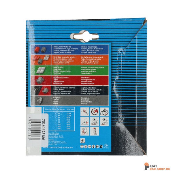 nortonschleifmittel/NORTON_schleifmittel_70184625186 Blades Norton Vulcan-VULCAN JET-115x22.23-8x2.2_150616